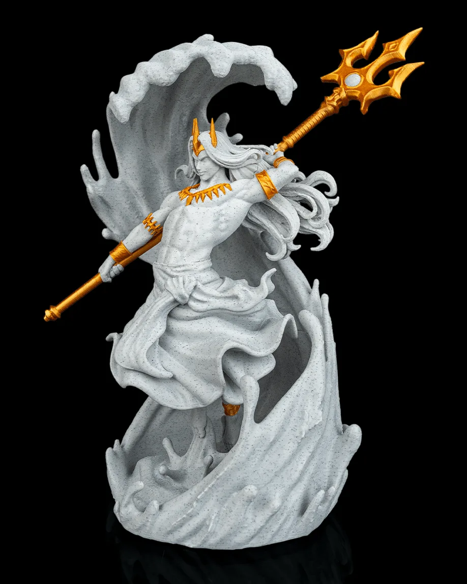 Estátua Poseidon: O Senhor dos Mares