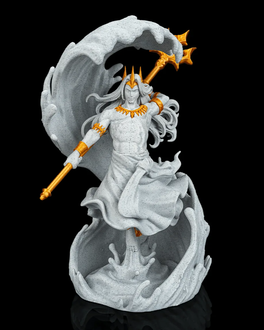 Estátua Poseidon: O Senhor dos Mares