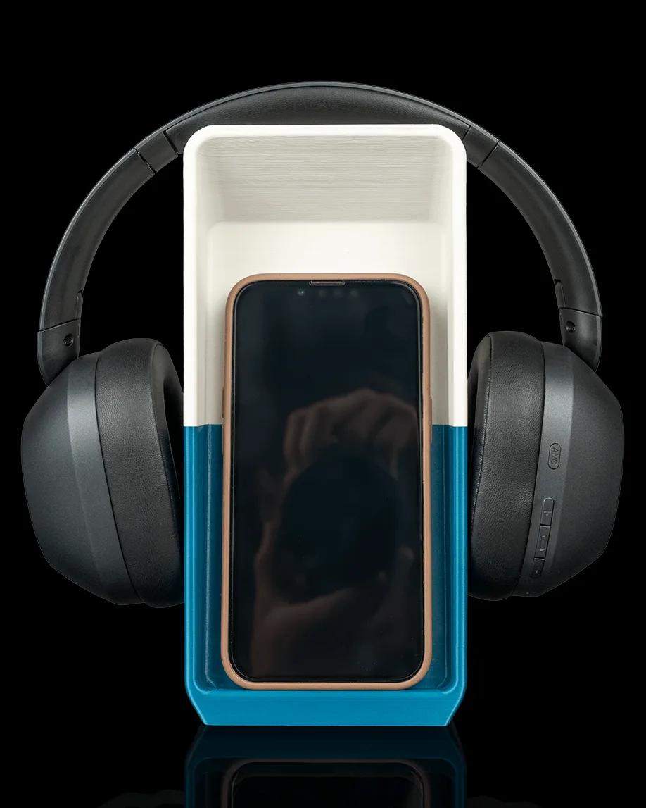 Cubo Organizado - Suporte de Headset e Celular