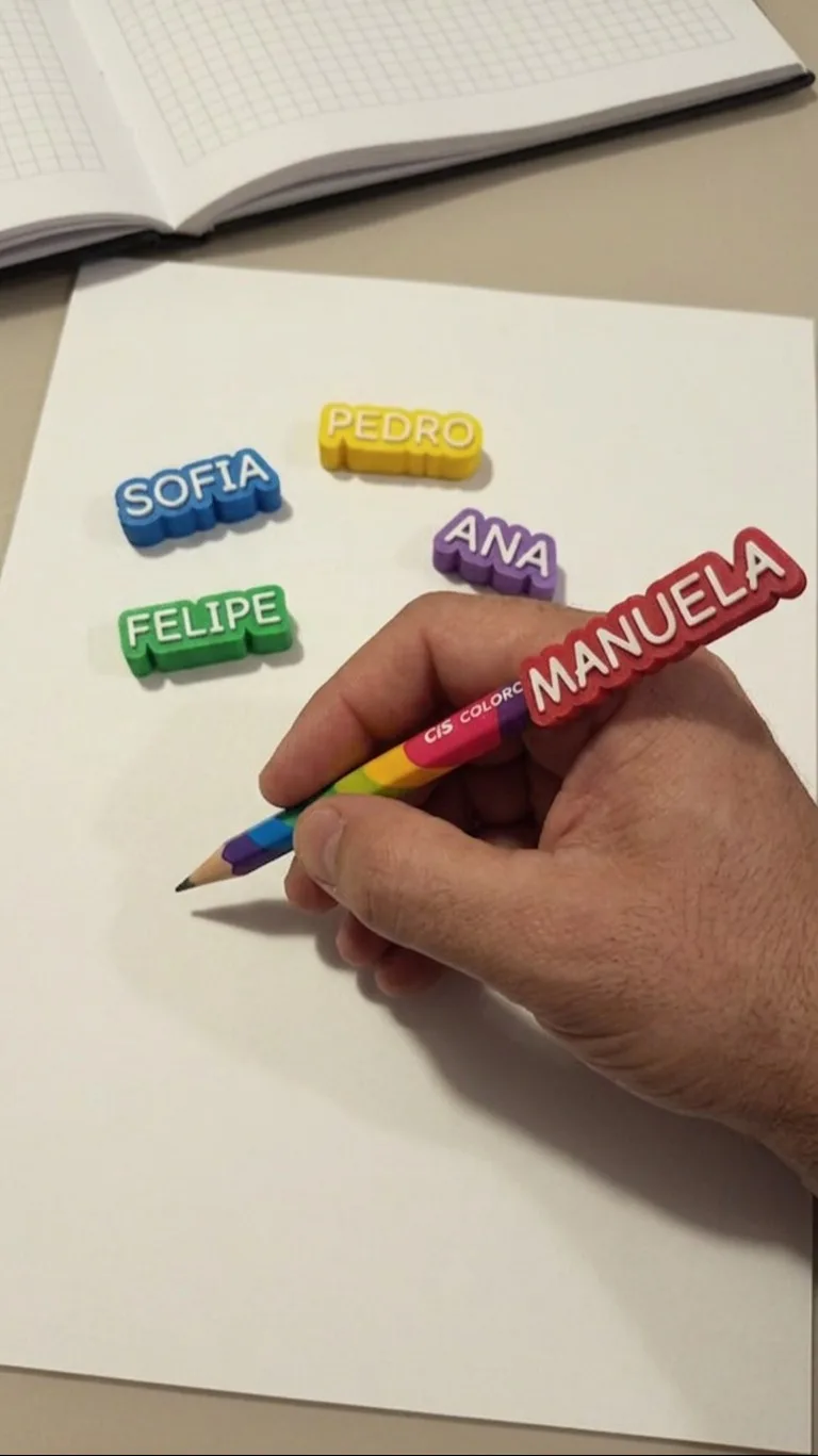 Kit Ponteiras Personalizadas Para Lápis