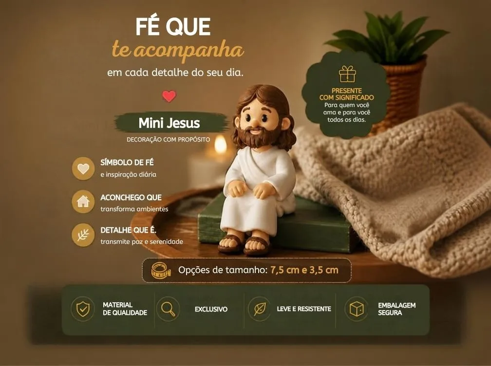 Mini Personagens Bíblicos Sentados
